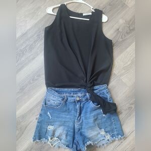 Black dressy tank